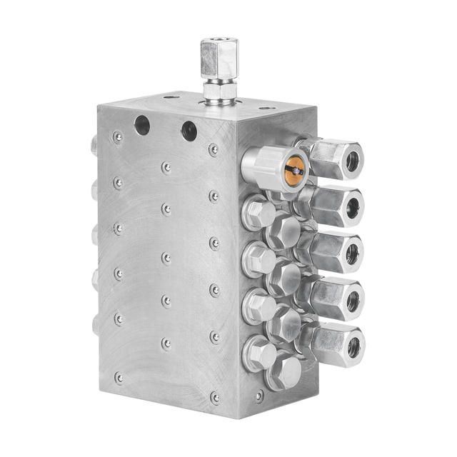 Sistem Pengedar Pelinciran Grease Kawalan Aliran Ketepatan Industri Tekanan Tinggi